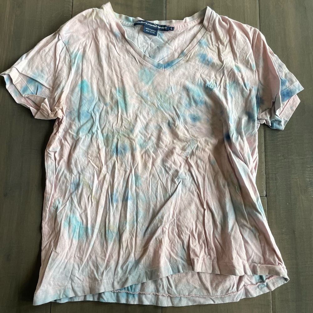 Ralph Lauren sport polo tie dye T-shirt